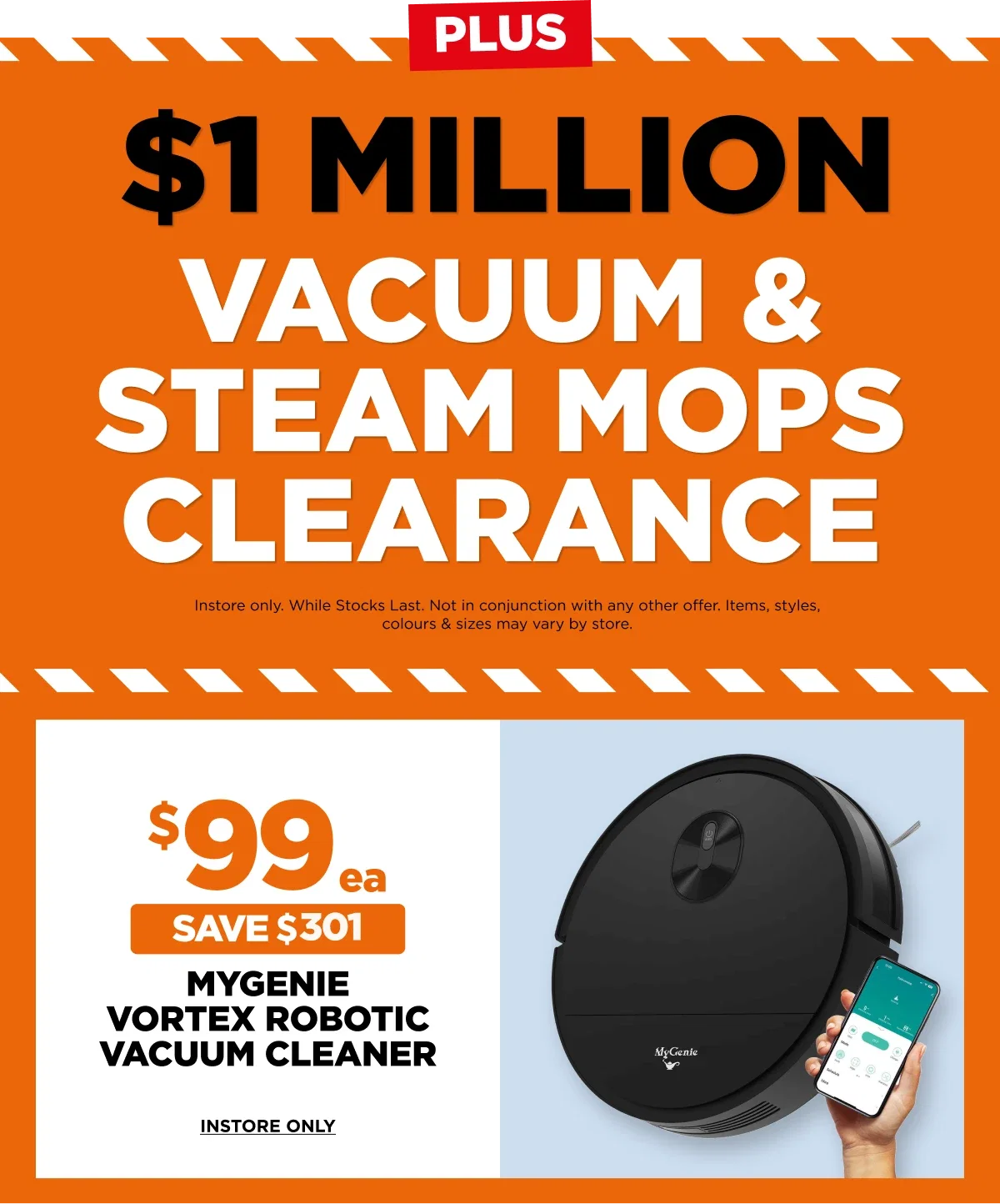 Vacuum & Steam Mops Clearance