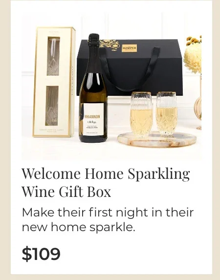 Welcome Home Sparkling Wine Gift Box