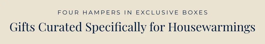 Four hampers in exclusive boxes
