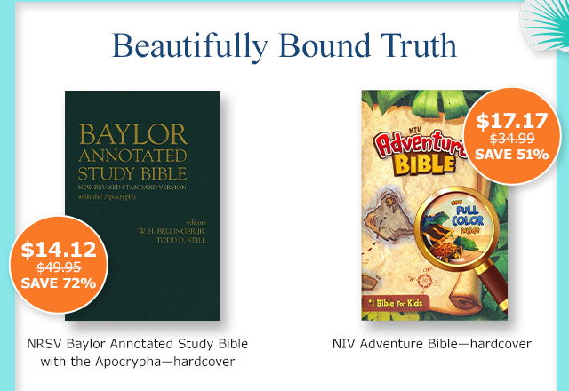 Shop Bibles! NRSV, NIV and more!