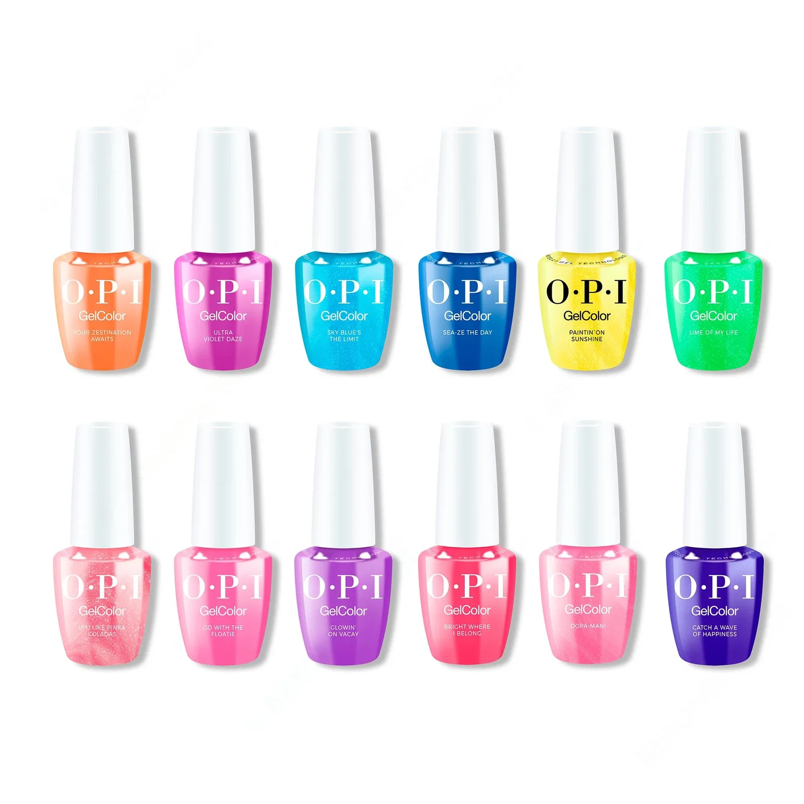 Image of OPI GelColor Intelli-Gel Set - Trip to the Brite Side Summer 2026 Collection 0.5 oz