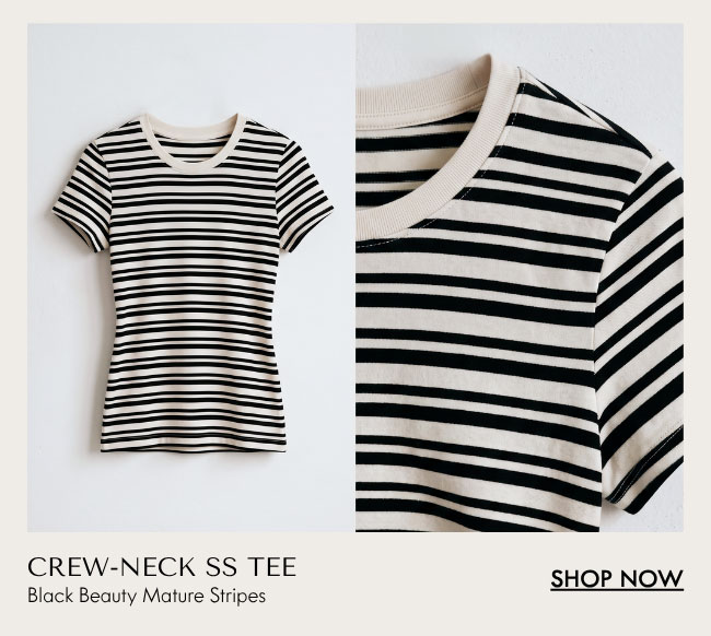 Crew-Neck Short Sleeve Tee