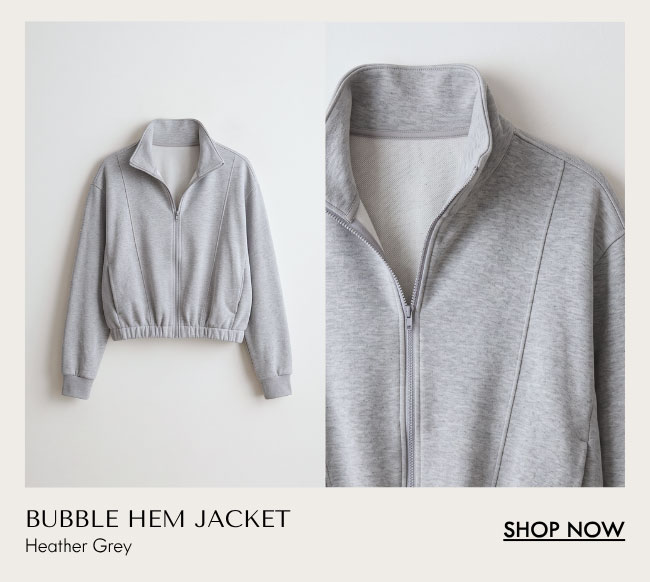 bubble hem jacket