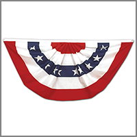 Patriotic American Bunting