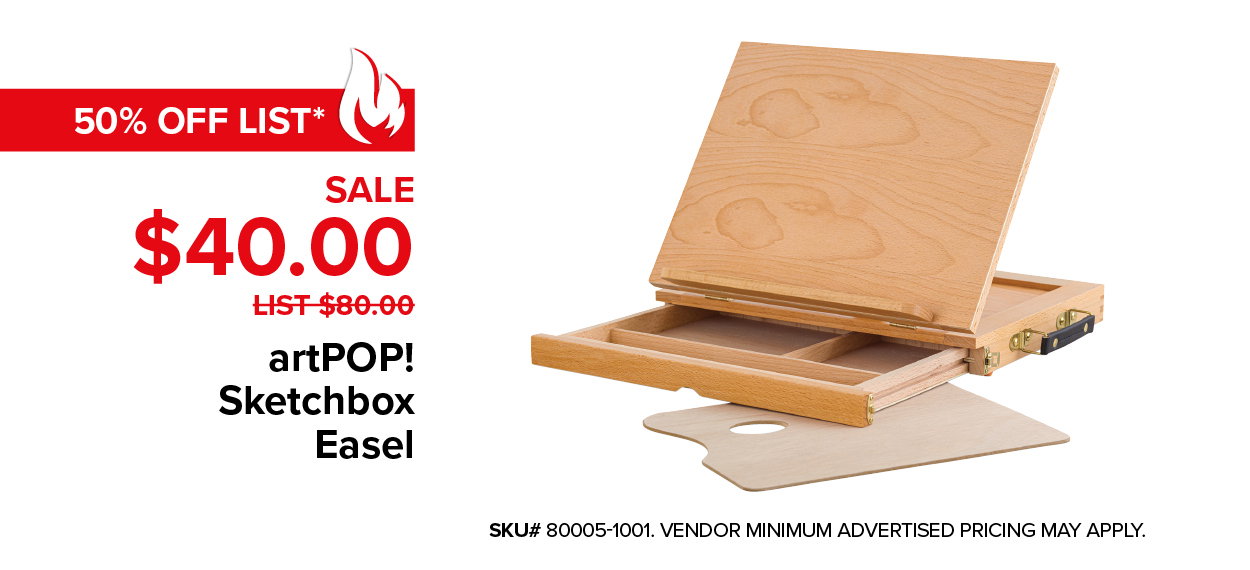 artPOP! Sketchbox Easel Sale $40.00
