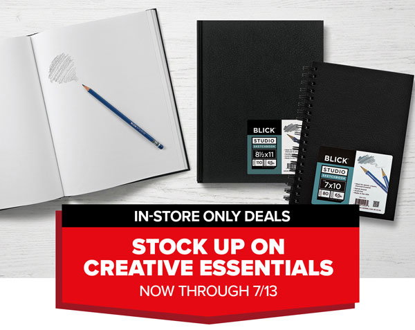 Stock Up on Creative Essentials Now Through 7/13