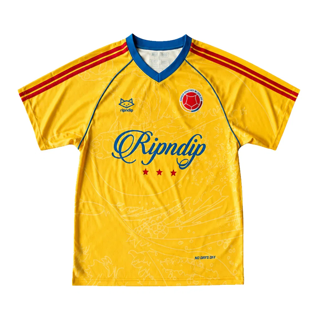 Image of RND Cup Columbia Soccer Jersey (Gold/Red)