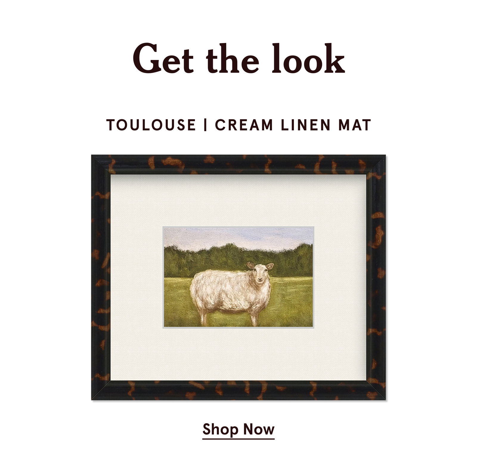 Get the look. TOULOUSE | CREAM LINEN MAT