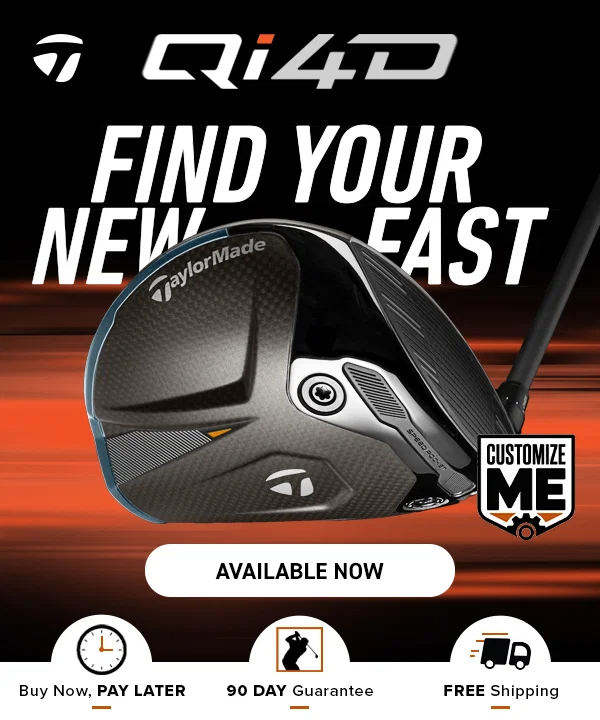 Introducing The All-NEW TaylorMade Qi4D Metalwoods & Irons - Order NOW!
