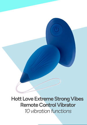 Hott Love Extreme Strong Vibes Remote Control Vibrator
