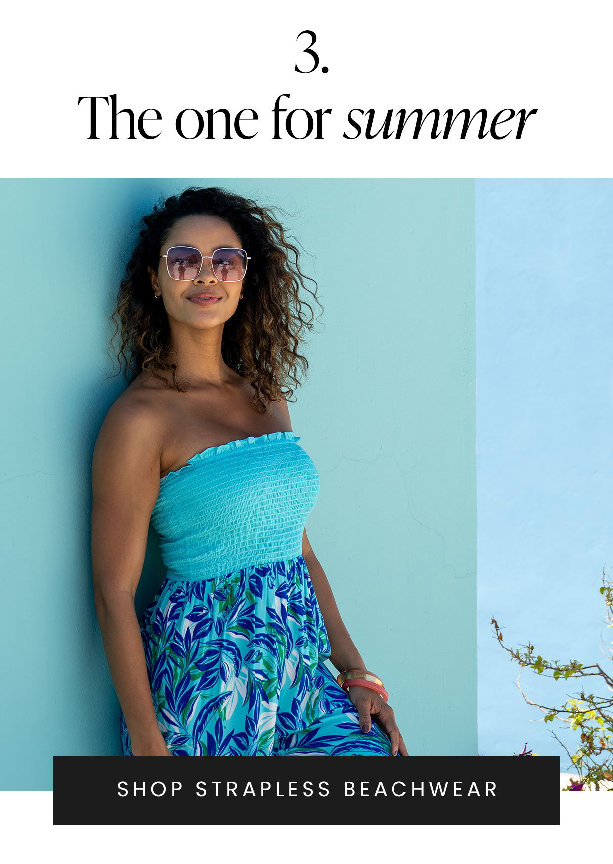 Shop strapless beachwear >