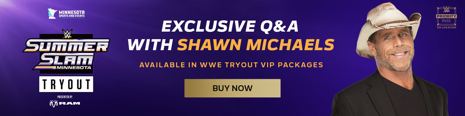 SummerSlam VIP Packages with Shawn Michaels