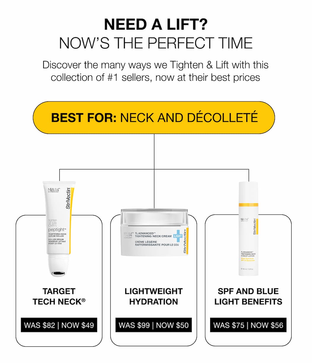 Best StriVectin products for neck and décolleté up to 50% off