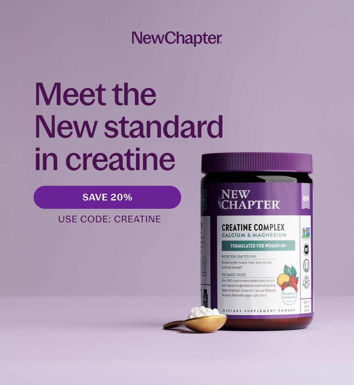 Meet the New standard in creatine