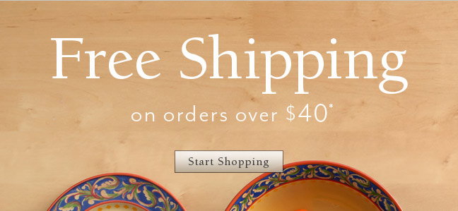 Free Shipping on orders over $40*