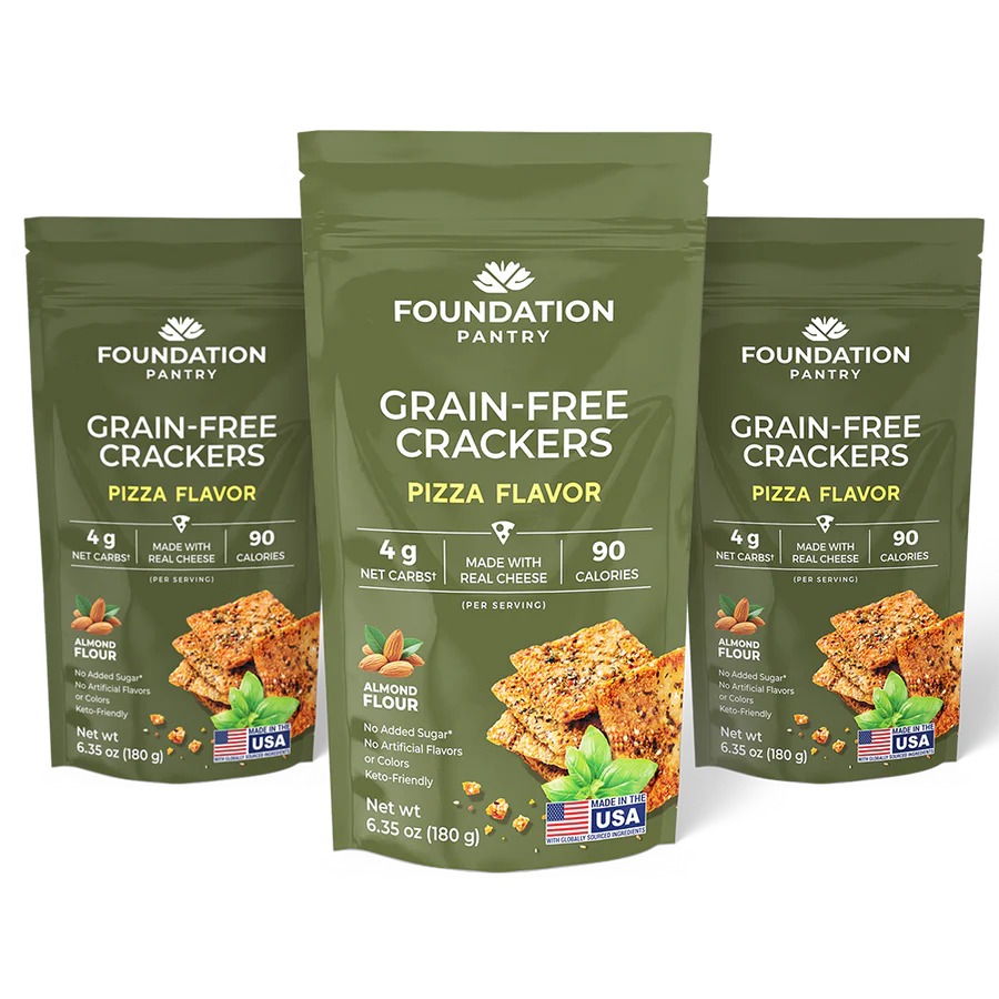 Grain Free Crackers - Pizza Flavor