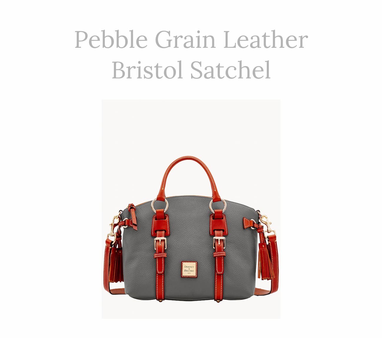 Pebble Grain Bristol Satchel