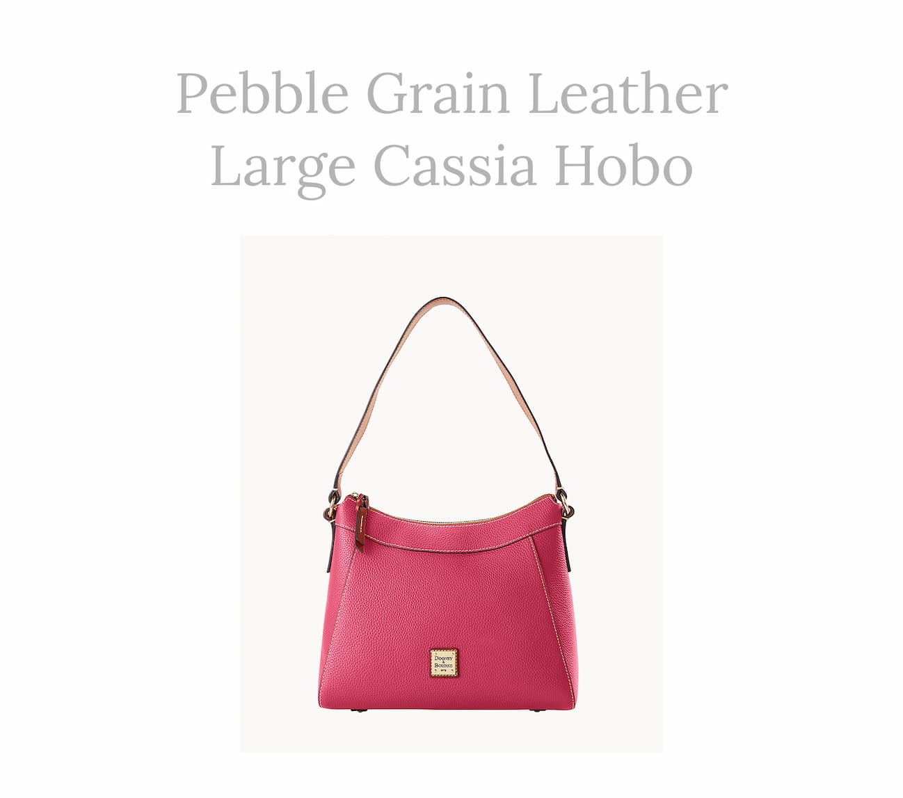 Pebble Grain Large Cassia Hobo
