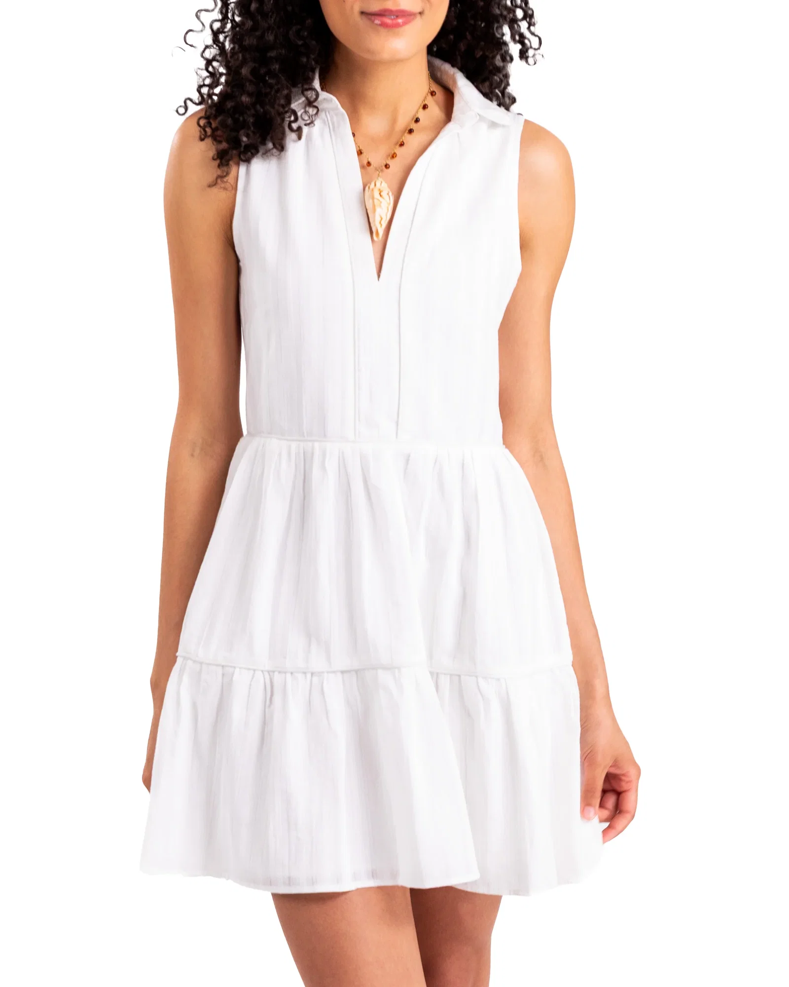 Image of Fairfield Lawn Dress in White