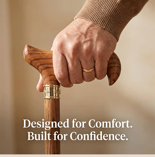 A Classic Wood Cane for Everyday Elegance