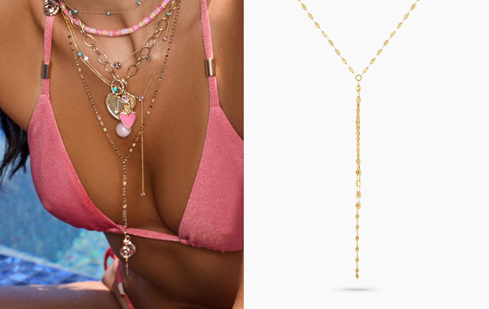 Demure Chain Lariat