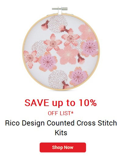 Rico Design Counted Cross Stitch Kits