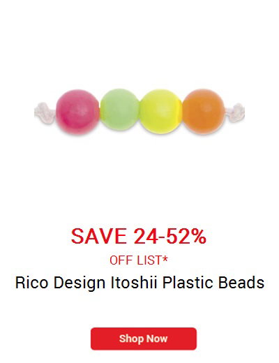 Rico Design Itoshii Plastic Beads