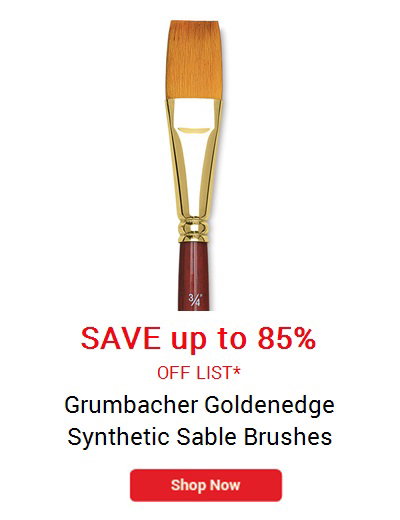 Grumbacher Goldenedge Synthetic Sable Brushes