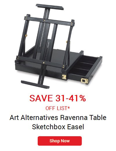 Art Alternatives Ravenna Table Sketchbox Easel