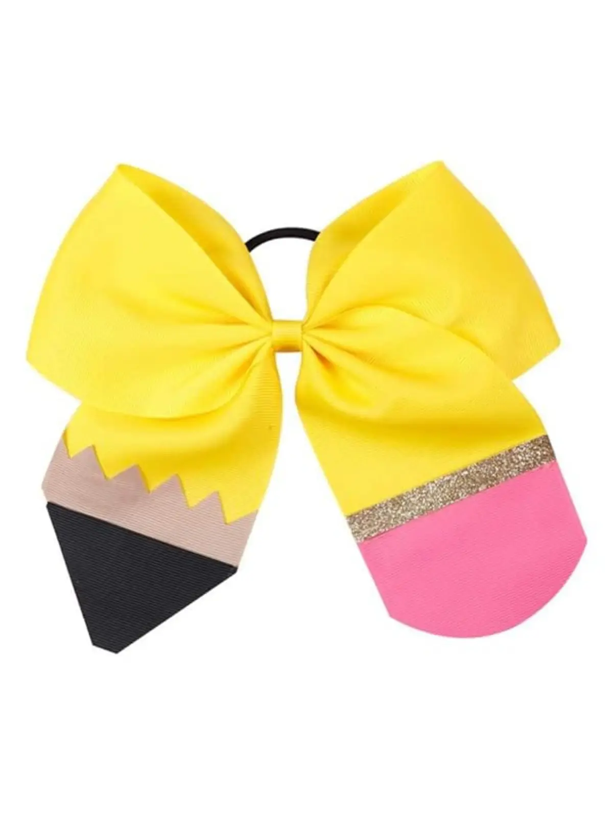 Image of Back to School Yellow Pencil Bow
