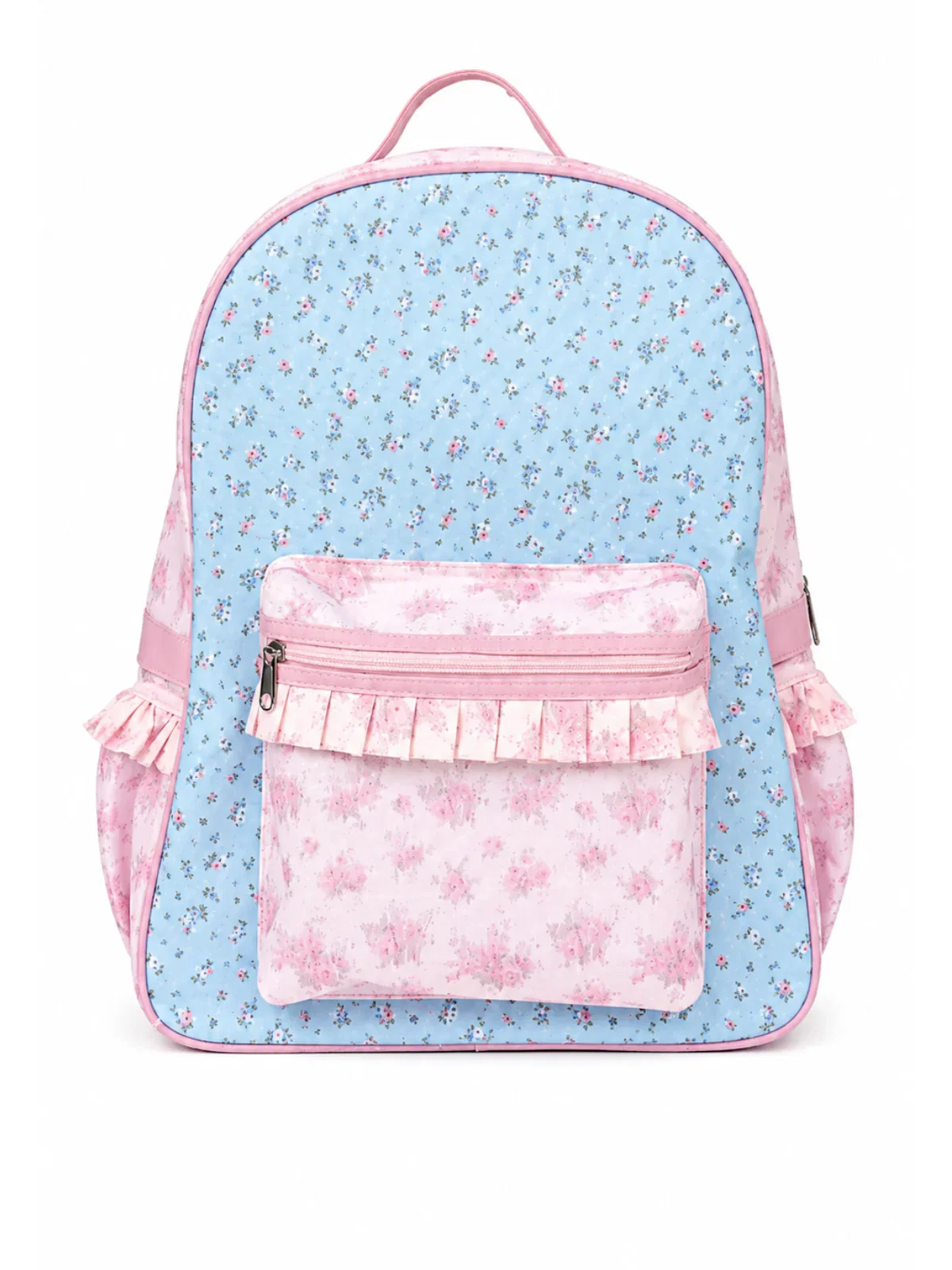 Image of Sweet Scholar Quilted Ruffle Backpack