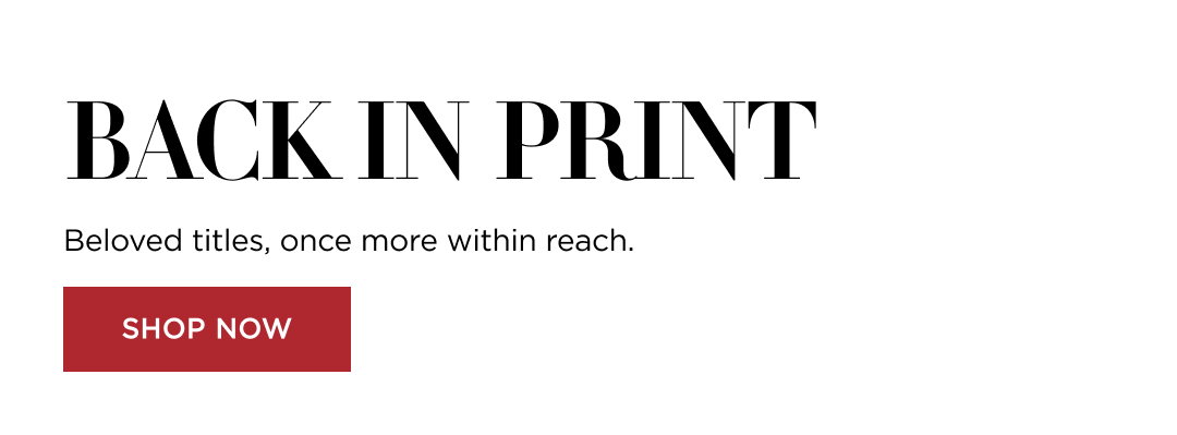 Back in Print