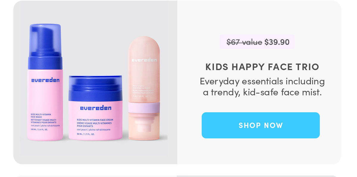 Kids happy Face Trio 