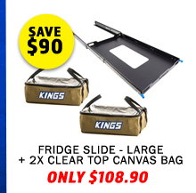 Fridge Slide - Large + 2XClear Top Canvas Bag