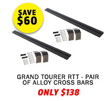 Grand Tourer RTT - Pair of Alloy Cross Bars