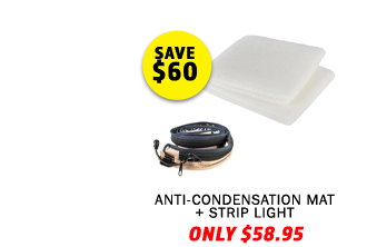 Anti-Condensation Mat + Strip Light