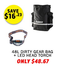 48L Dirty Gear Bag + LED Head Torch