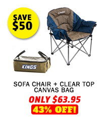 Sofa Chair + Clear Top Canvas Bag