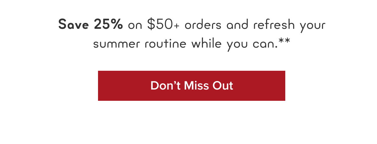 Don't Miss Out
