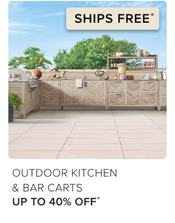 Outdoor Kitchen & Bar Carts Up to 40% Off