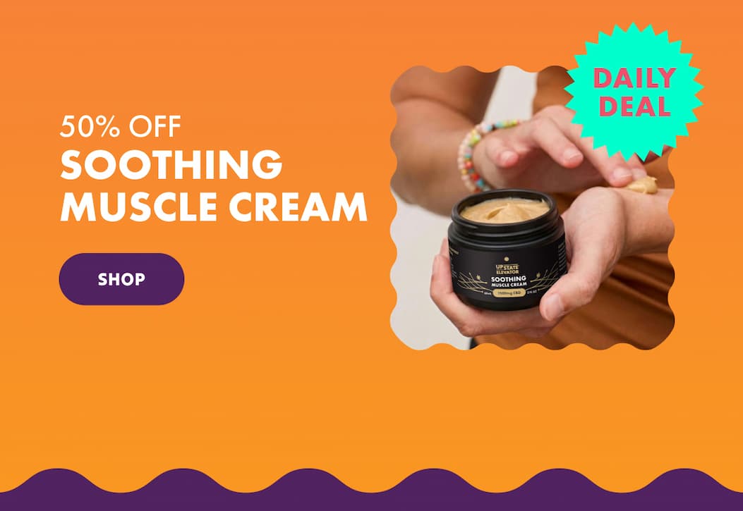 Shop 50% Off Soothing Muscle Cream- Today Only!