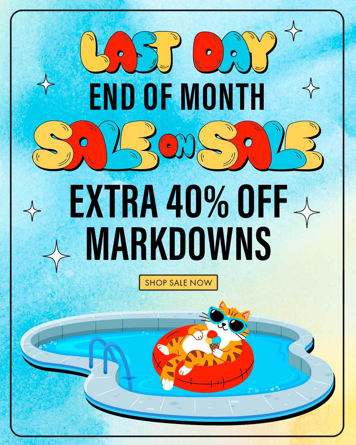 Extra 40% off Sale