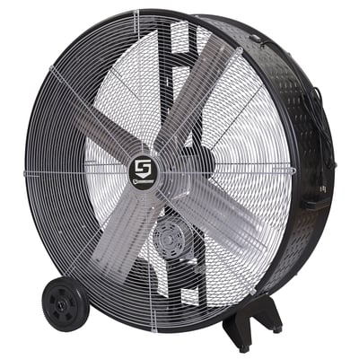 Strongway 42in. Belt Drive Drum Fan, 17,500 CFM, 15/16 HP, 2 Speeds