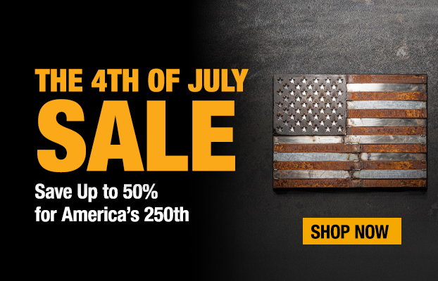 4th of July Sale, Save up to 50% for America's 250th