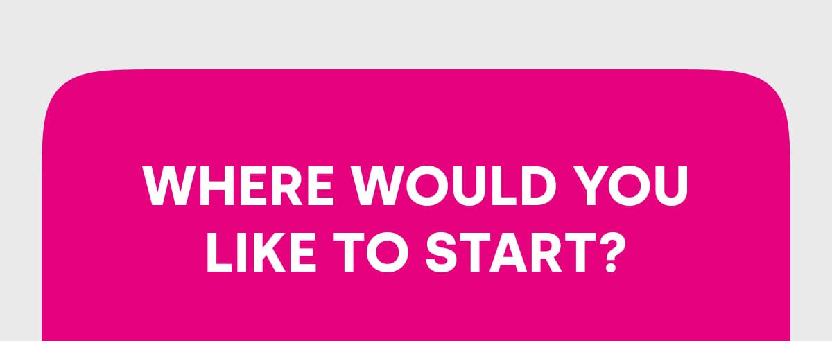 WHERE WOULD YOU LIKE TO START?f the bathroom gets easier.  If you’ve chosen the shower, bath, toilet, or vanity, now is the time to match the parts around it.