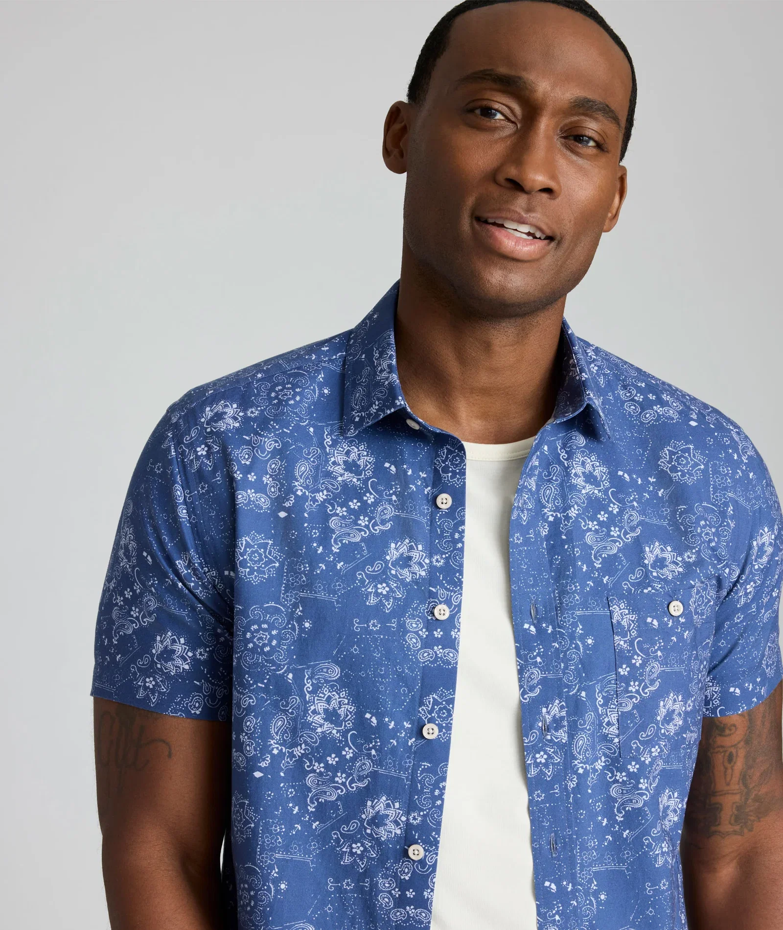 Image of Summerweight Short-Sleeve Monroe Shirt -FINAL SALE