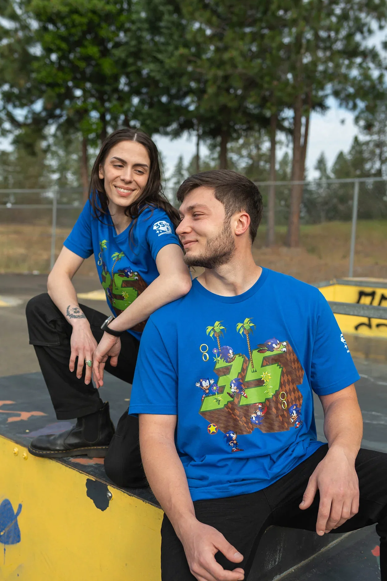 Image of Sonic the Hedgehog: 35th Anniversary Green Hill Zone Tee
