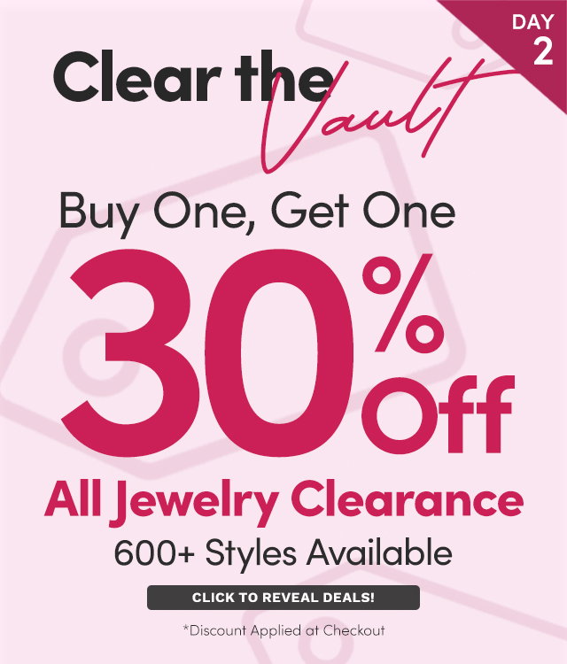 Clear the Vault | Buy One, Get One 30% Off All Jewelry Clearance with Over 600 Styles Available