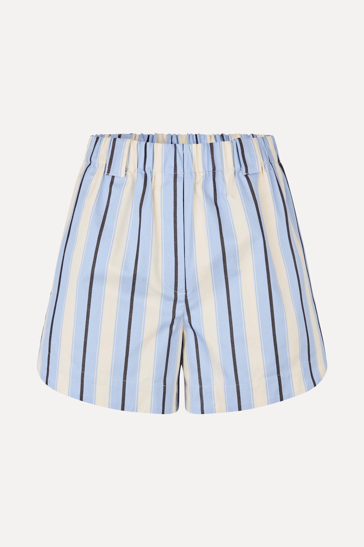 Elasticated Shorts With Tab - Lightwave Stripes