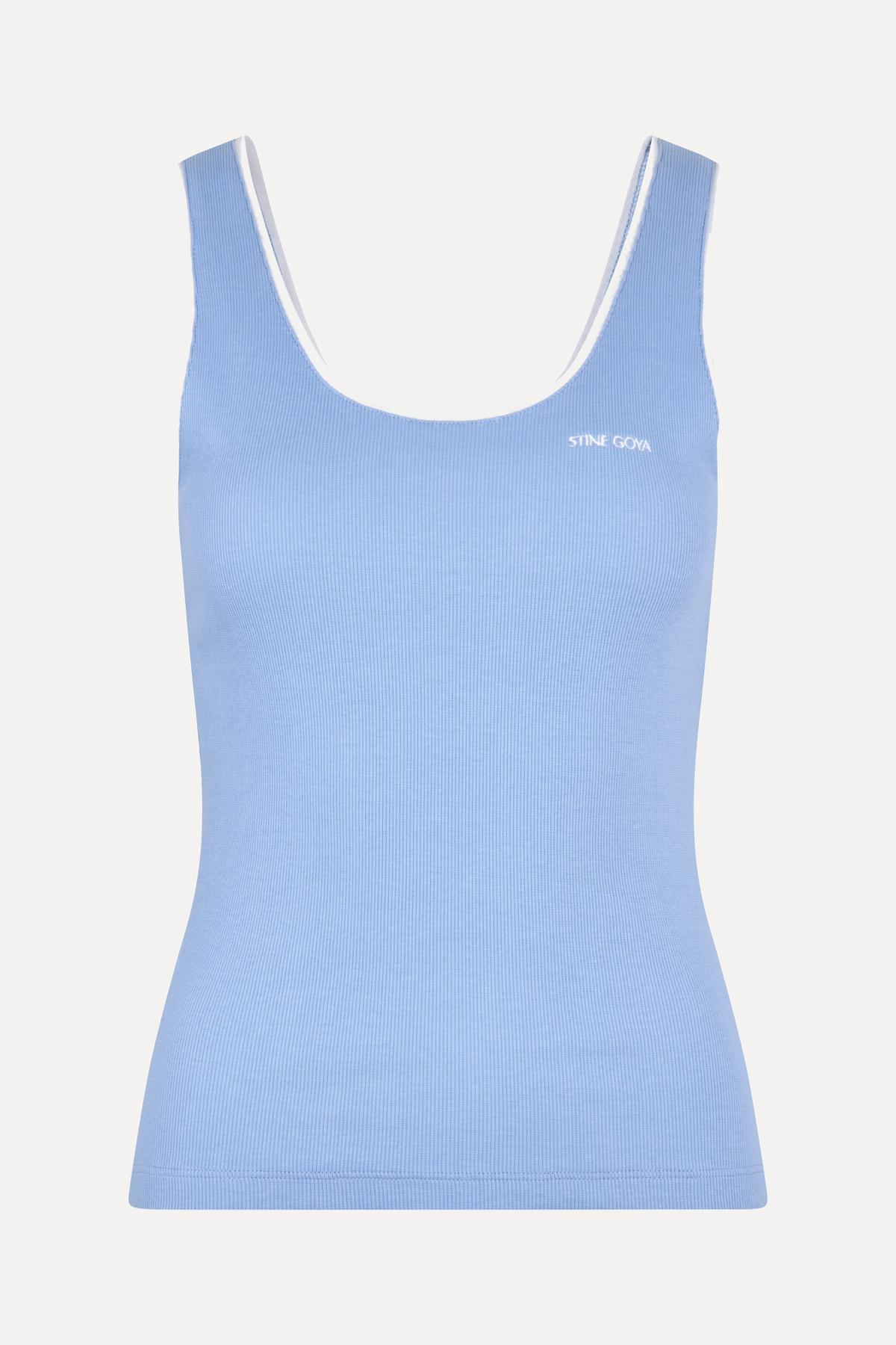 Rib Tank Top - Bel Air Blue